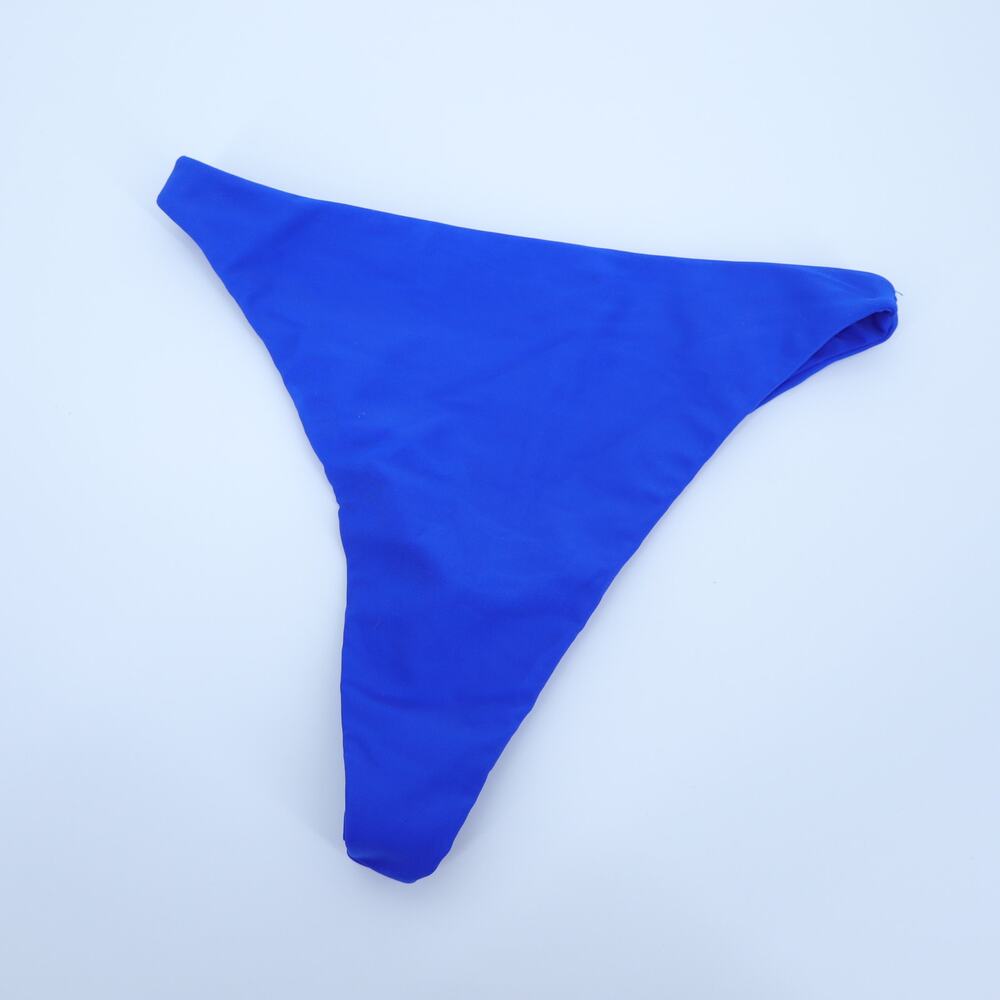 TULAROSA High Thigh Thong Bottom Cobalt Blue Beach Swimwear Women's S